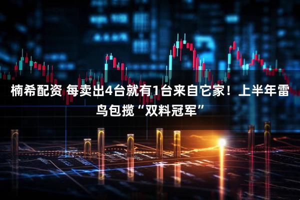 楠希配资 每卖出4台就有1台来自它家！上半年雷鸟包揽“双料冠军”